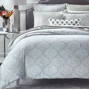 Sky Woodblock Flora Duvet Set, Size Full/Queen, New w/Tag